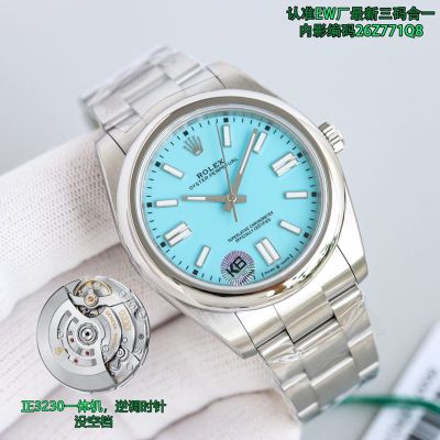 EW Factory ROLEX Oyster Version 904L Steel 3230 Chips 41MM Watch